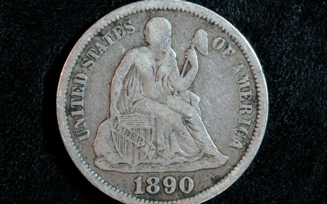 1890 Seated Liberty Dime U.S. Silver U.S. Philadelphia Mint Coin 10c