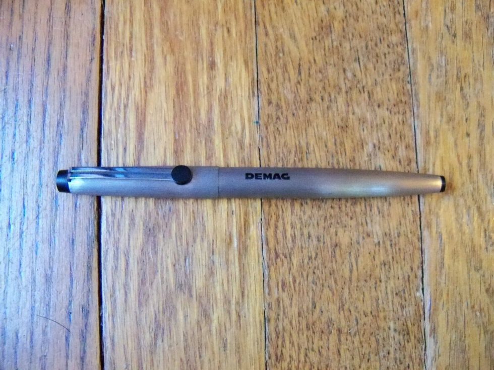 Vintage LAMY 26P Fountain Pen in Brushed Steel “Demag” made in W