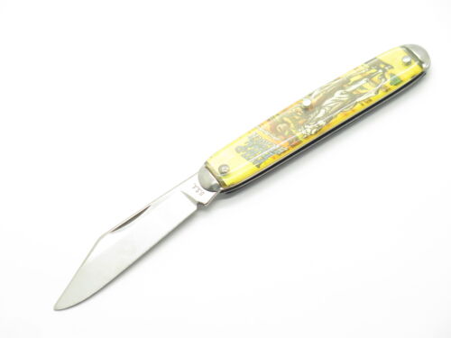 Vtg 90s Wild Bill Hickock Western USA Novelty Knife Co 3.5″ Folding Pocket Knife